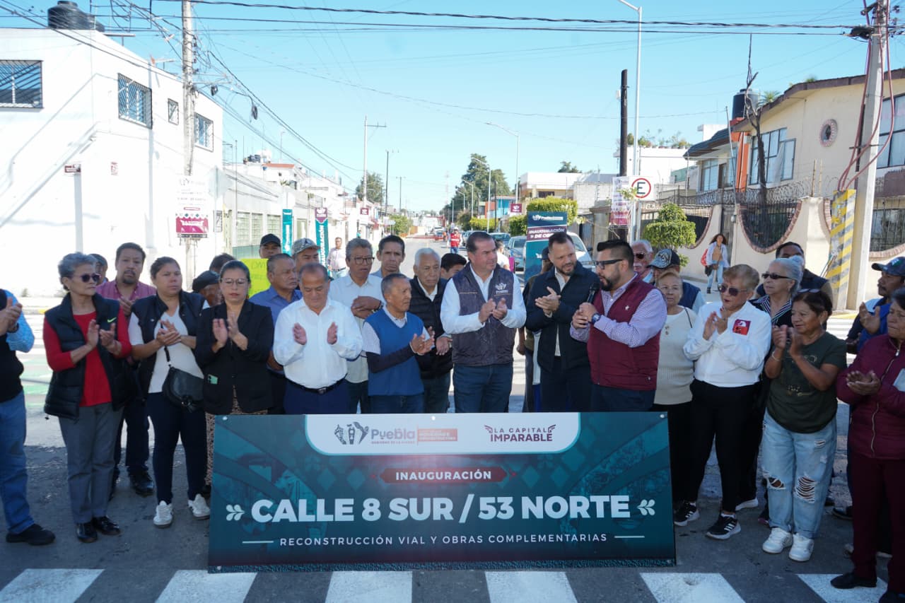 Transforman calle en Aquiles Serdán tras más de 40 años de espera Inauguración