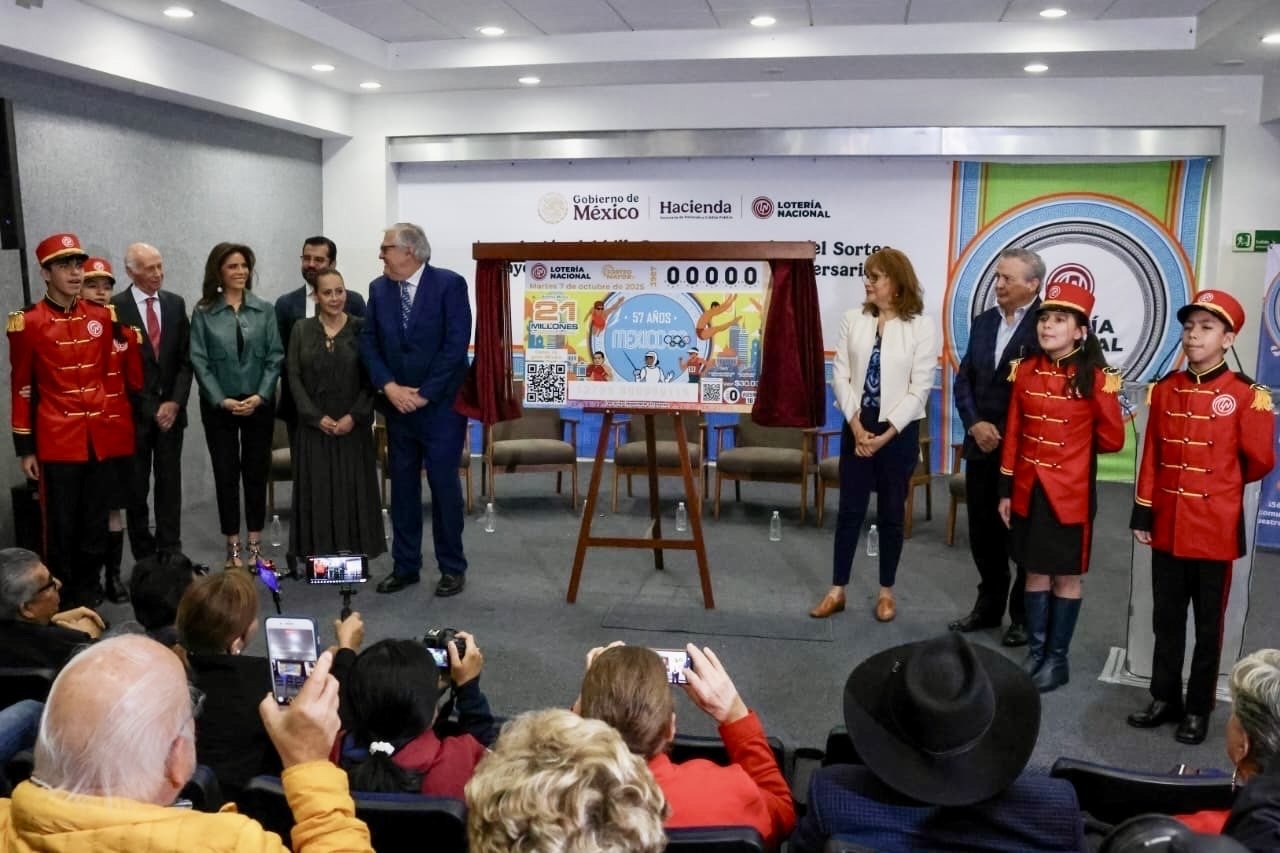 La Lotería Nacional conmemora el 57° aniversario de los Juegos Olímpicos de 1968