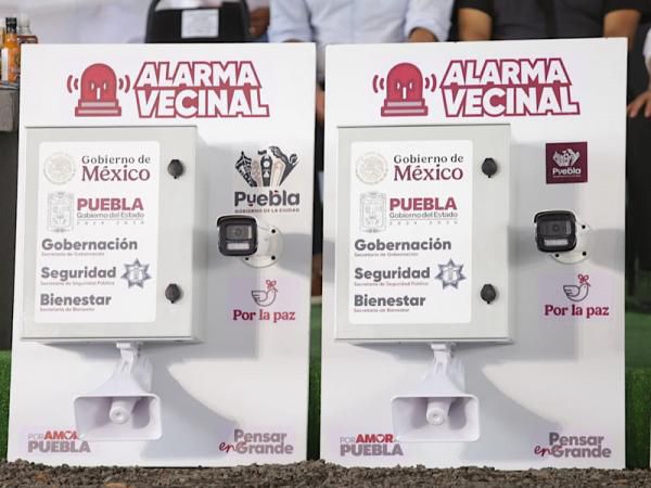 Alarmas Vecinales fortalecen seguridad y participación en Puebla