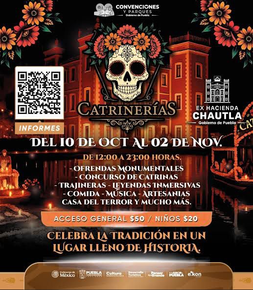 Abre sus puertas el Festival Catrinerías en Chautla