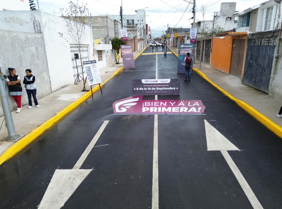 Entrega de pavimentación en Guadalupe Hidalgo 2ª Sección beneficia a más de 2,100 habitantes