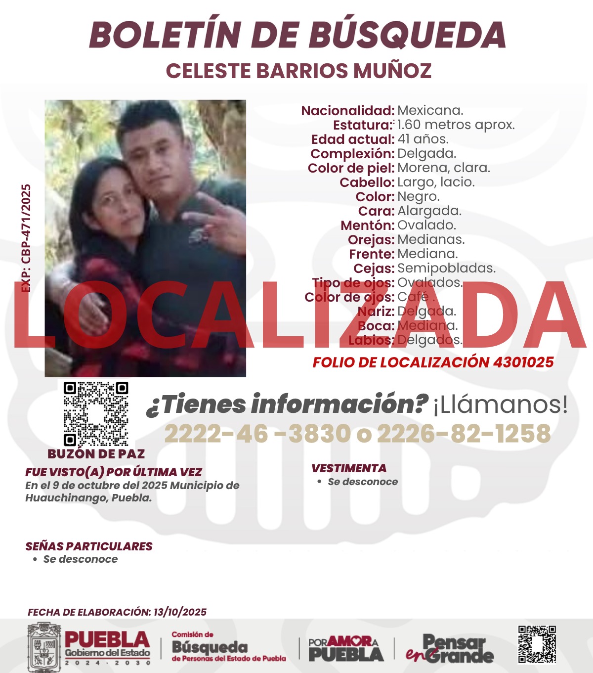 Localizan a tres personas reportadas como desaparecidas por lluvias en la Sierra Norte de Puebla