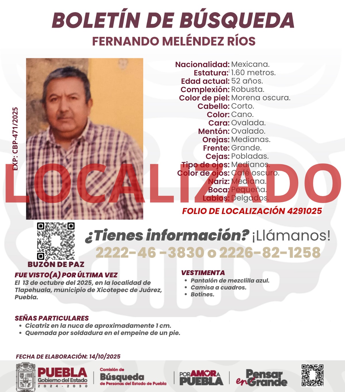 Localizan a tres personas reportadas como desaparecidas por lluvias en la Sierra Norte de Puebla