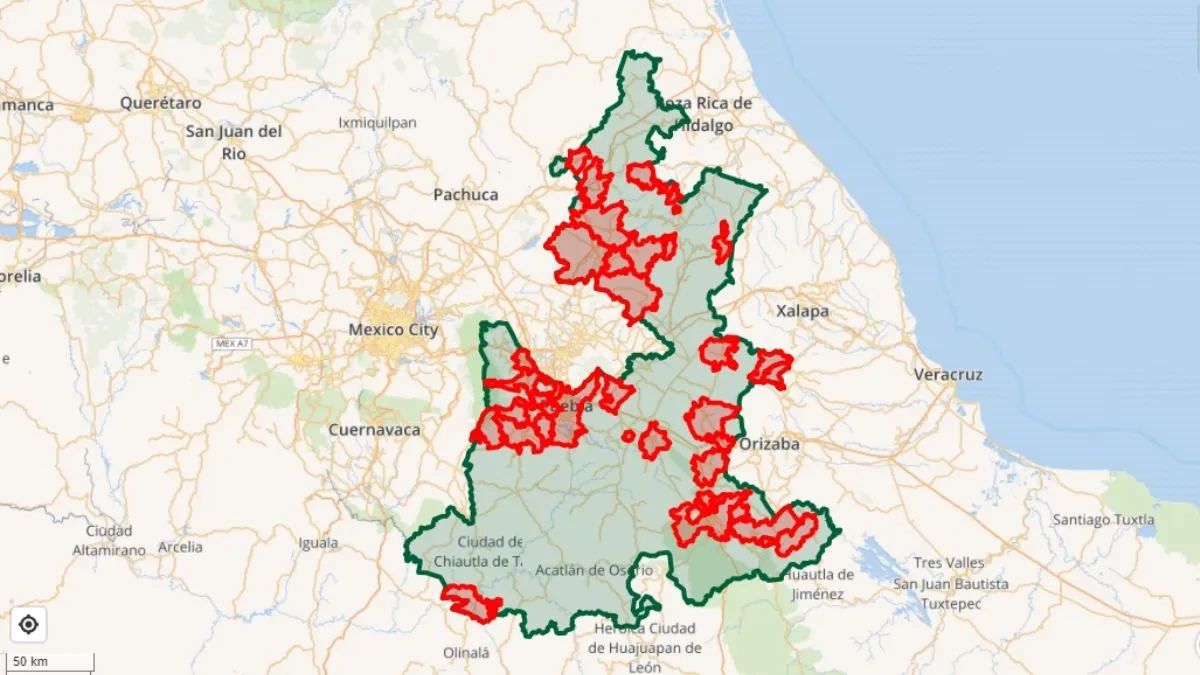 Solo 38 municipios de Puebla tienen Atlas de Riesgo