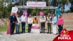 Colocan primera piedra de desayunador escolar en San Francisco Totimehuacan