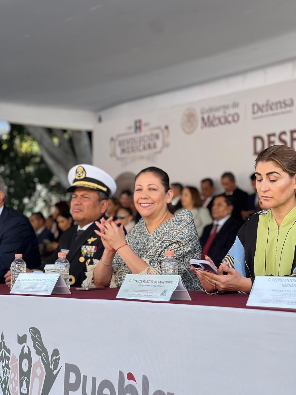 Conmemoran en Puebla el 115.º aniversario de la Revolución Mexicana