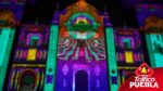 Inauguran videomapping del Día de Muertos en la Catedral de Puebla