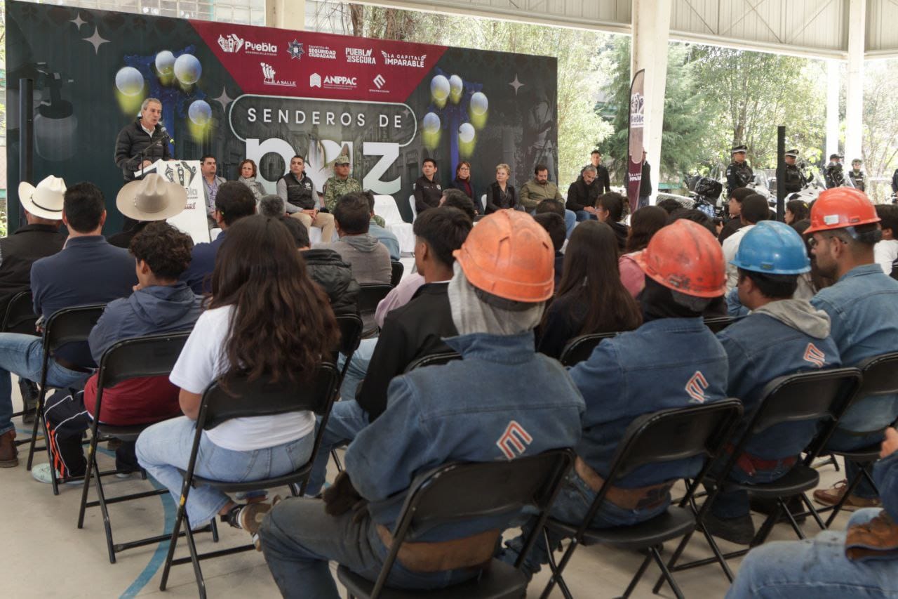 Pepe Chedraui refuerza San Francisco Totimehuacan con "Senderos de Paz"