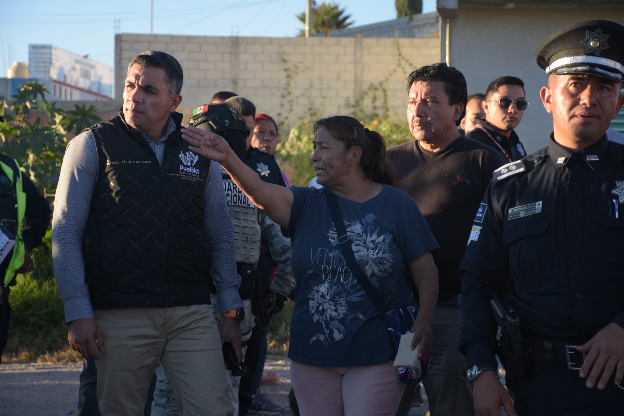 Policía Municipal fortalecen la seguridad en colonias del sur de Puebla Felix