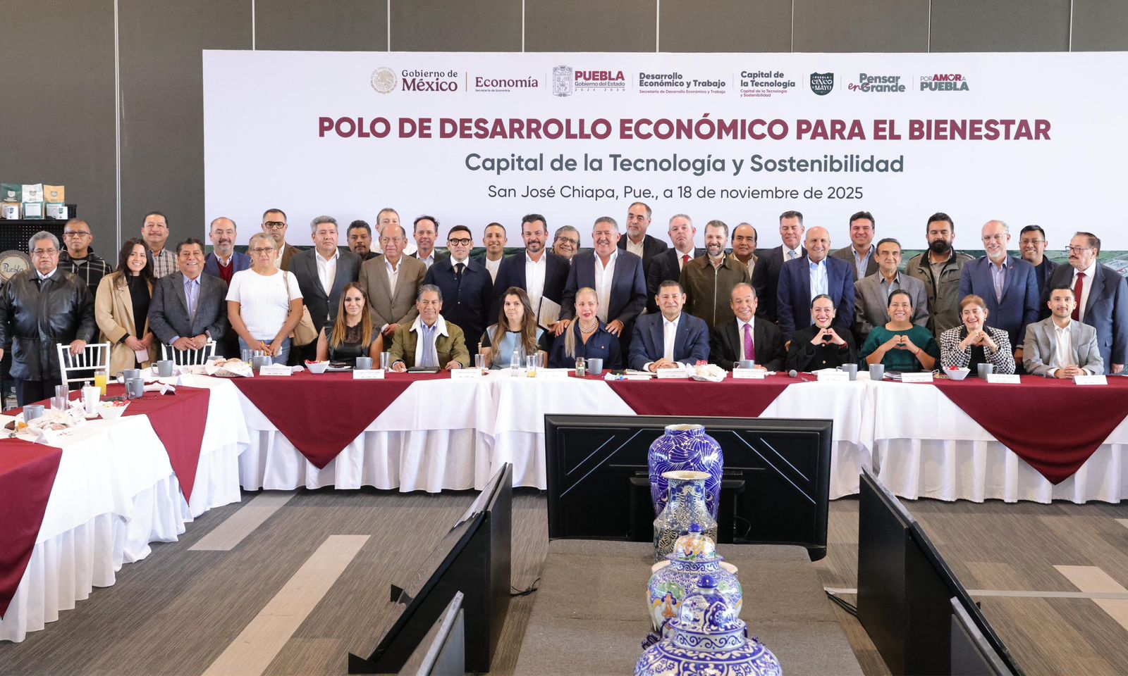 Puebla, primer estado en completar su polígono de desarrollo