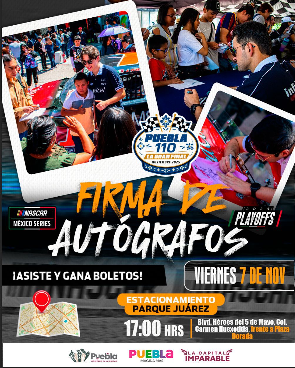 ¡Vive una tarde llena de emoción con la NASCAR México Series en Puebla!