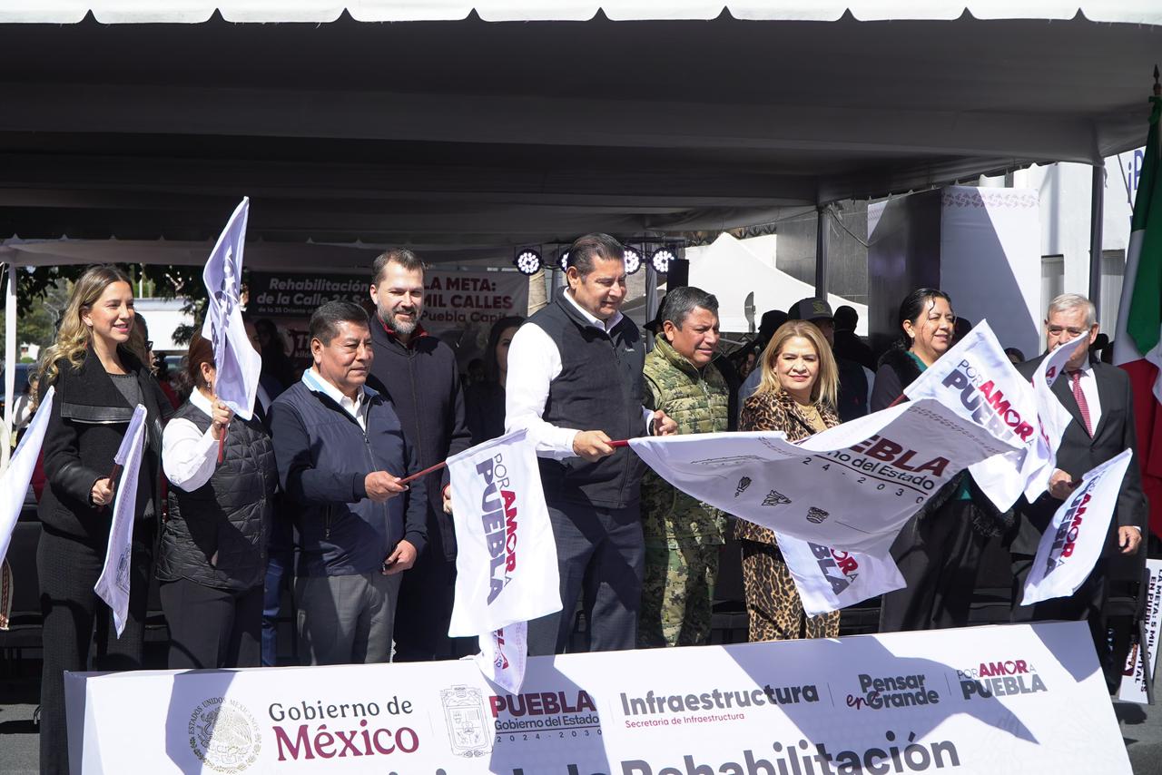Inicia rehabilitación integral de la 24 Sur en Puebla capital