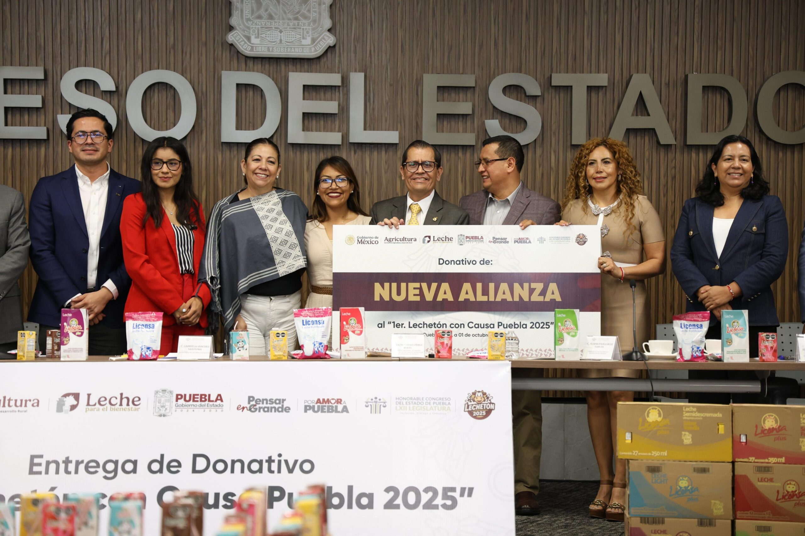 Arranca en el Congreso el primer Lechetón con Causa Puebla 2025