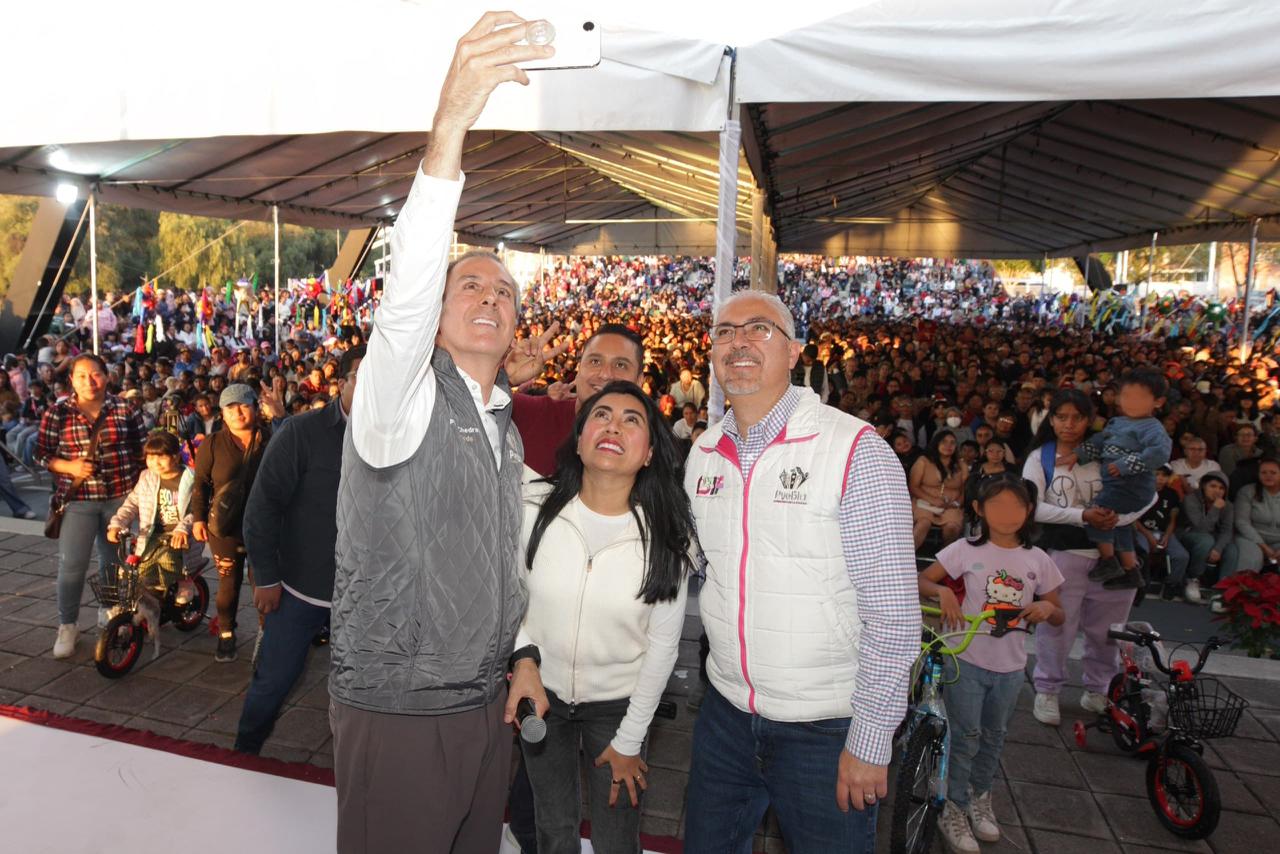 Pepe Chedraui “Vive la Navidad en Chapulco” con familias poblanas gente