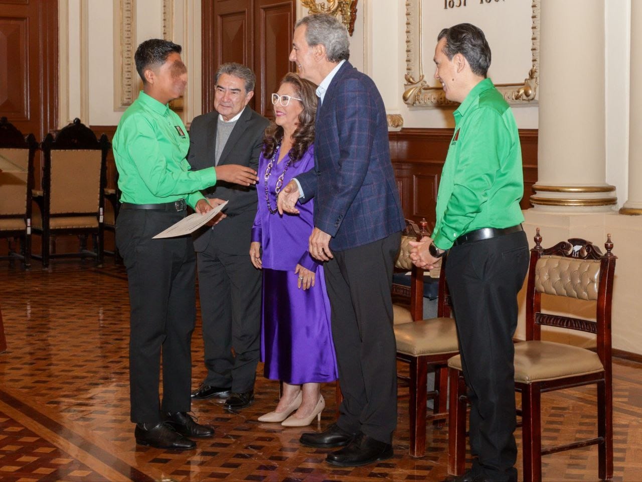 Pepe Chedraui reconoce a los “Niños Calculadora” en Puebla reconocimiento