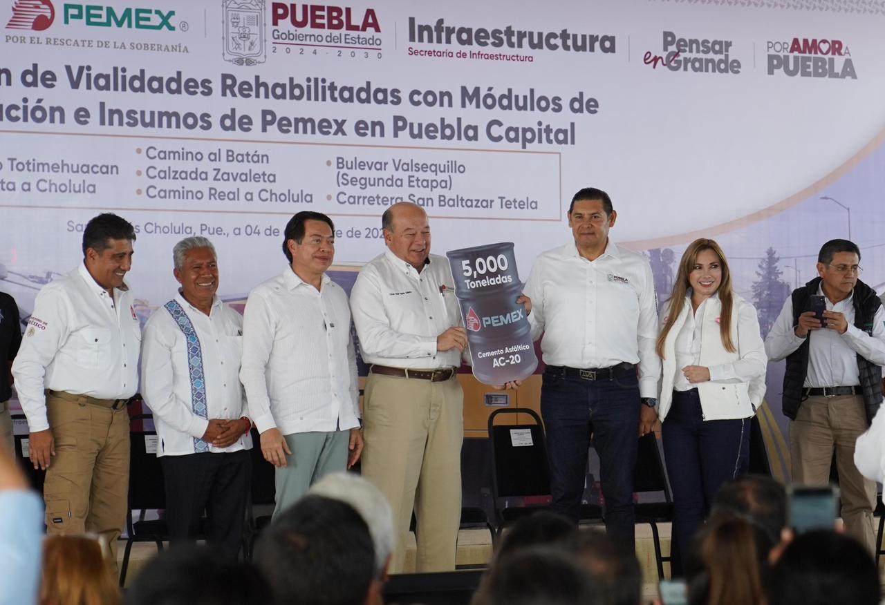 Puebla inaugura nuevas vialidades rehabilitadas