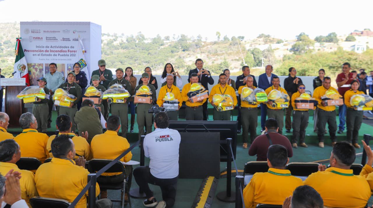 Puebla refuerza y equipa a la Guardia Forestal 2026