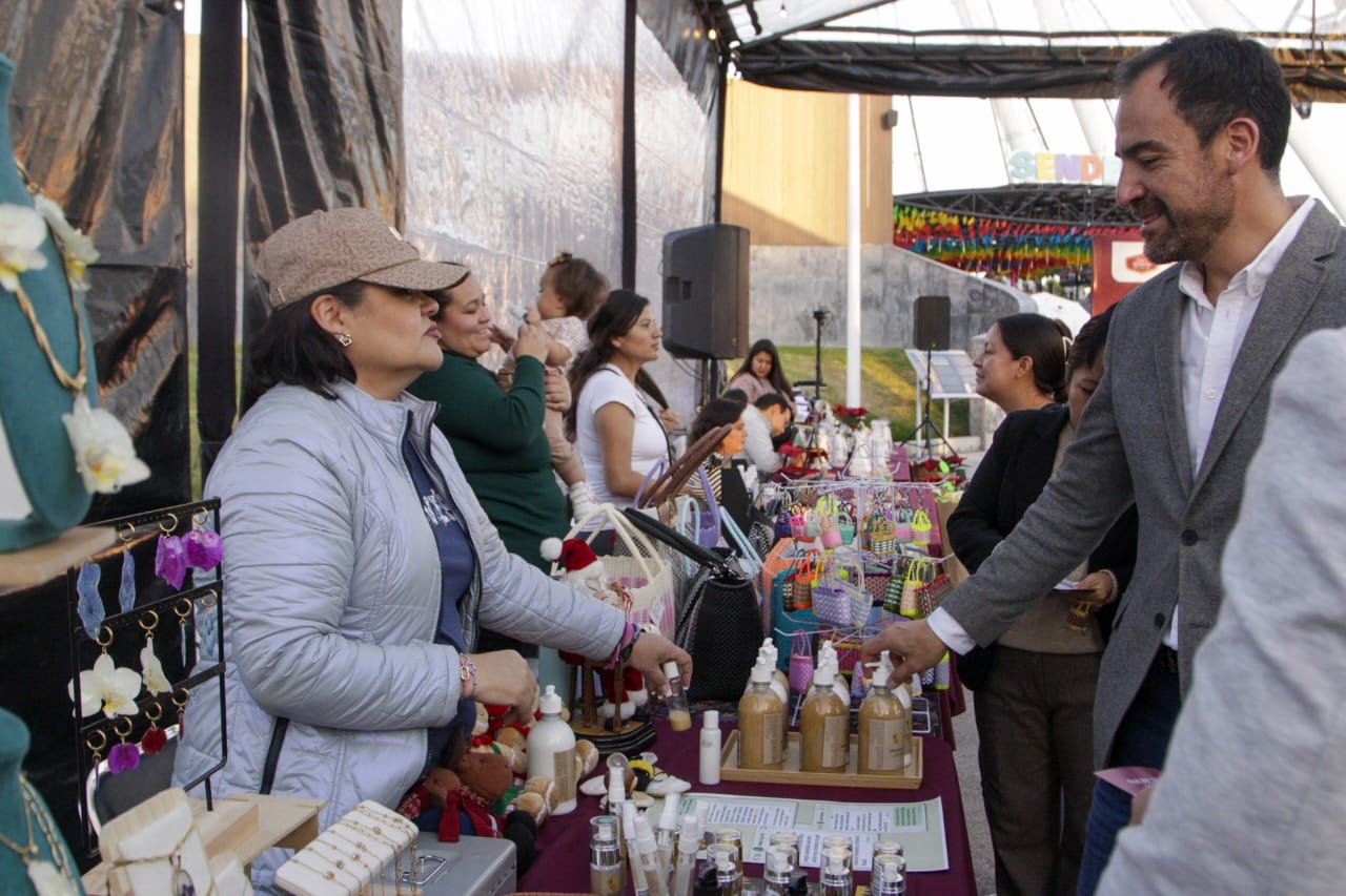 Bazar artesanal en Parque Sendela (7 de Diciembre)