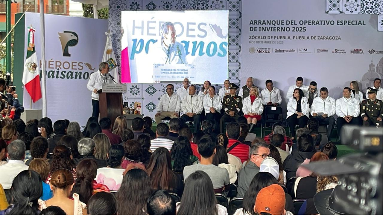 Puebla activa Operativo Especial de Invierno 2025