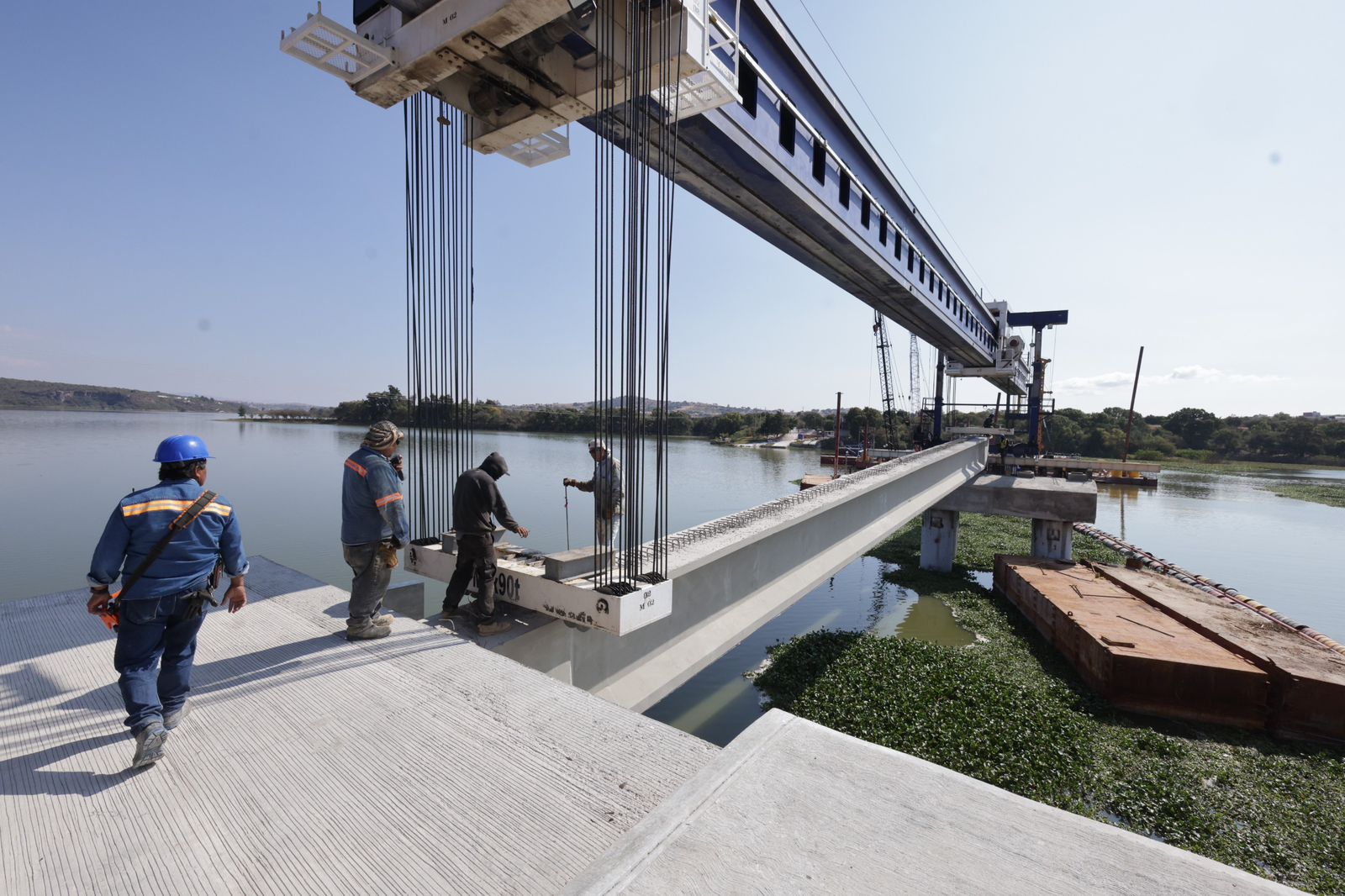 Avanza la construcción del nuevo puente que reemplazará a La Panga en Valsequillo