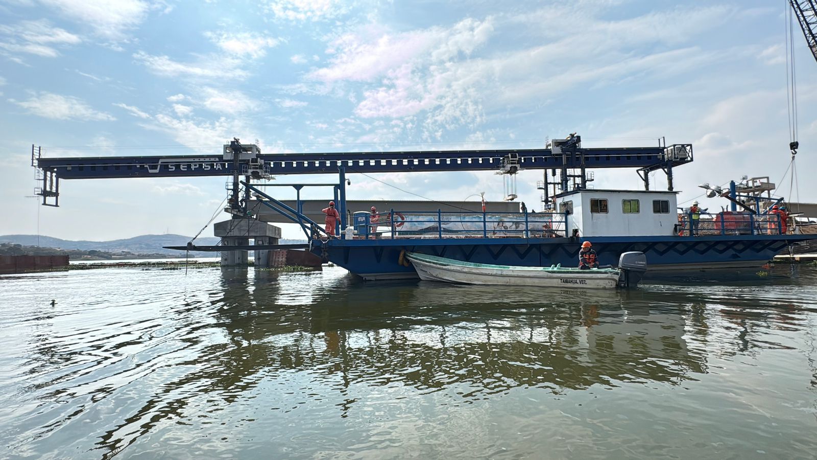 Avanza la construcción del nuevo puente que reemplazará a La Panga en Valsequillo