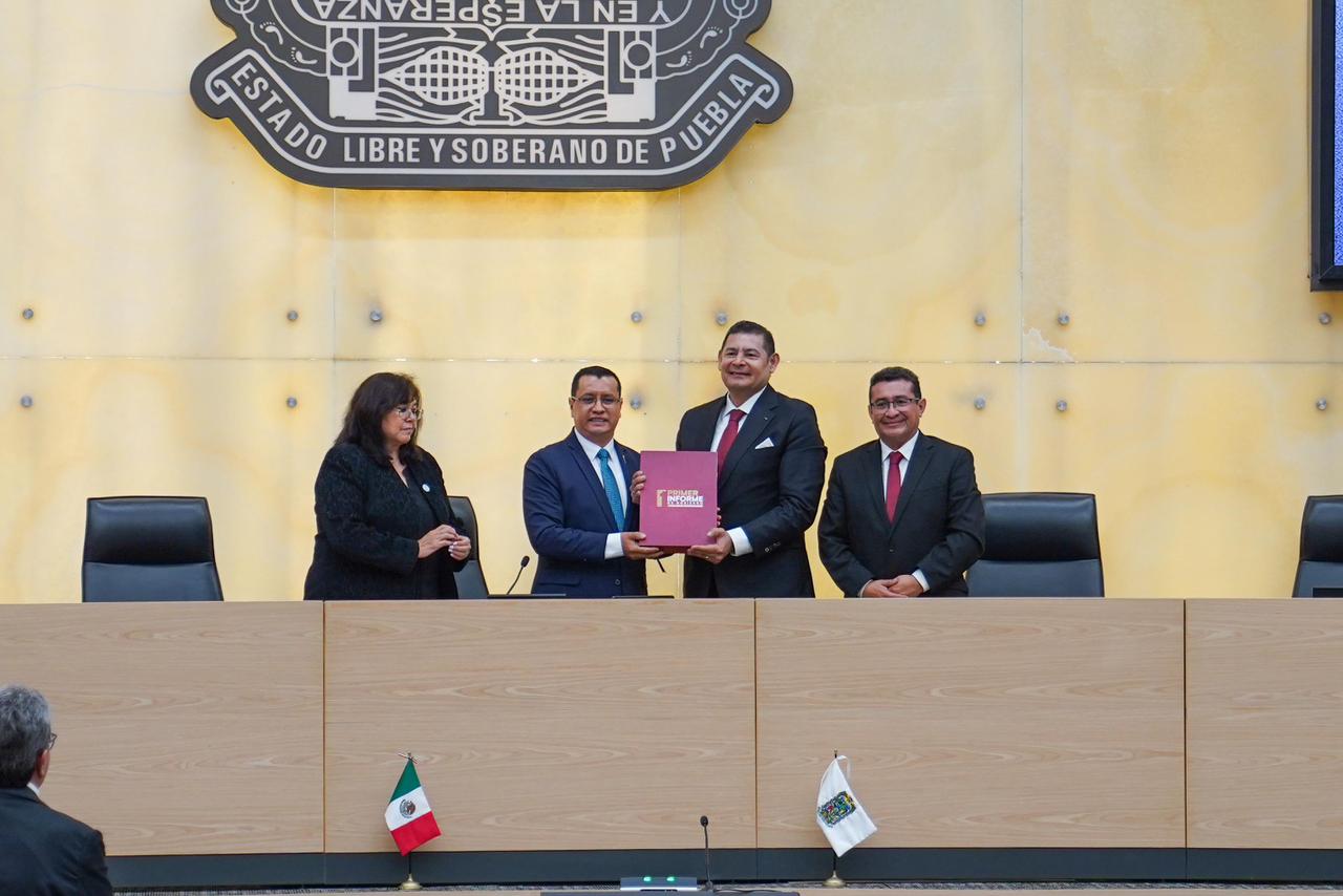 Armenta rinde Primer Informe con énfasis en seguridad y obra