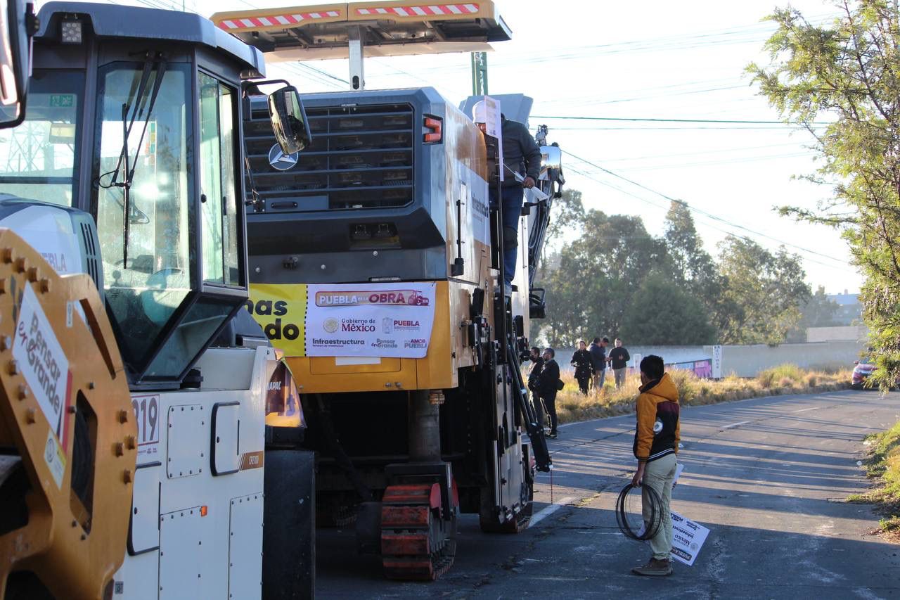 Inician rehabilitación y ampliación de la carretera Puebla–Tlaxcala