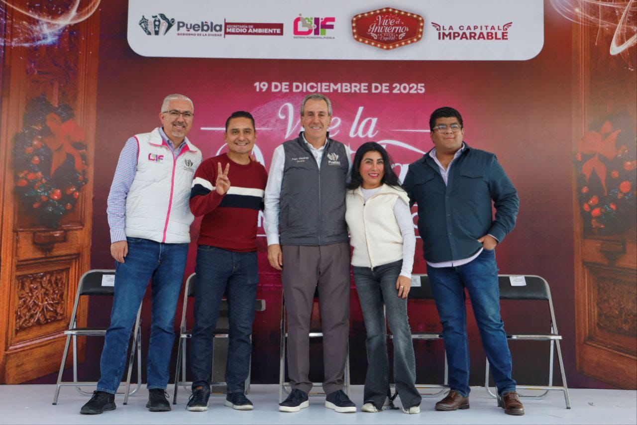 Pepe Chedraui “Vive la Navidad en Chapulco” con familias poblanas autoridades