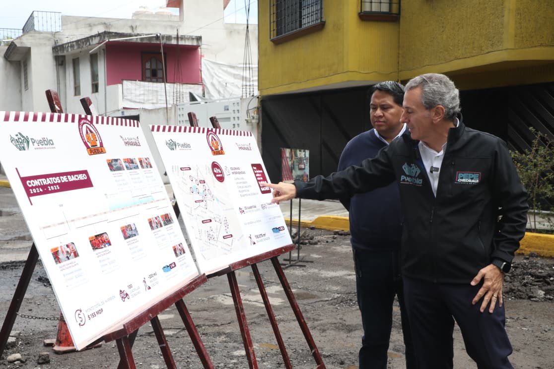 “Bacheando Puebla” se fortalece con recursos de Estaciónate Aquí