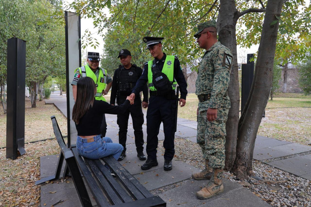 Detienen a presunto asaltante en Los Fuertes durante operativo “Unidos Por Ti” policías