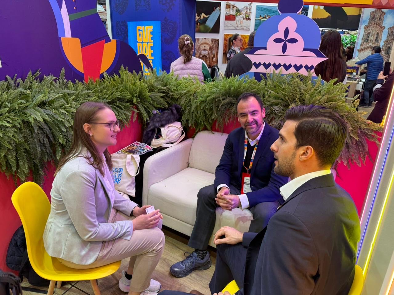 Impulsa gobierno de Pepe Chedraui turismo en FITUR platica