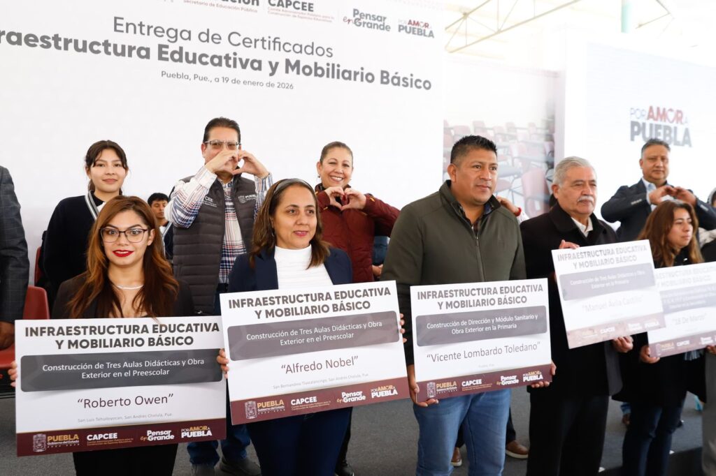 Puebla invierte 122 mdp en infraestructura educativa
