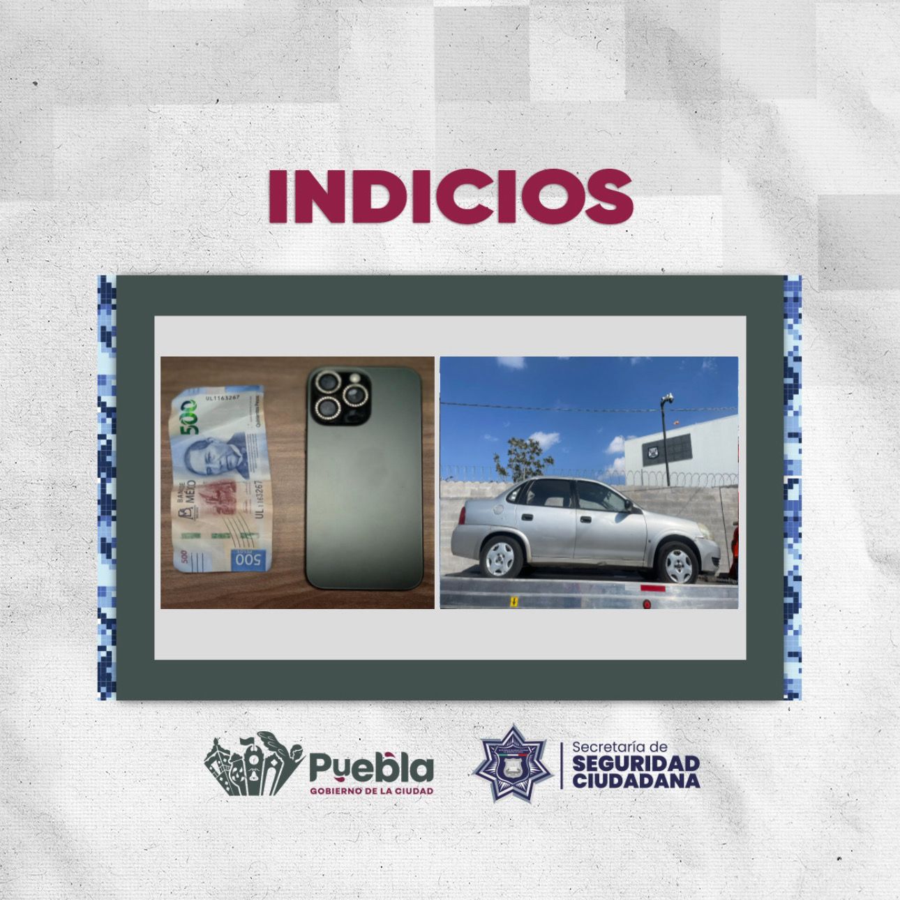 Detienen a hombre por robo en la colonia San José Xilotzingo