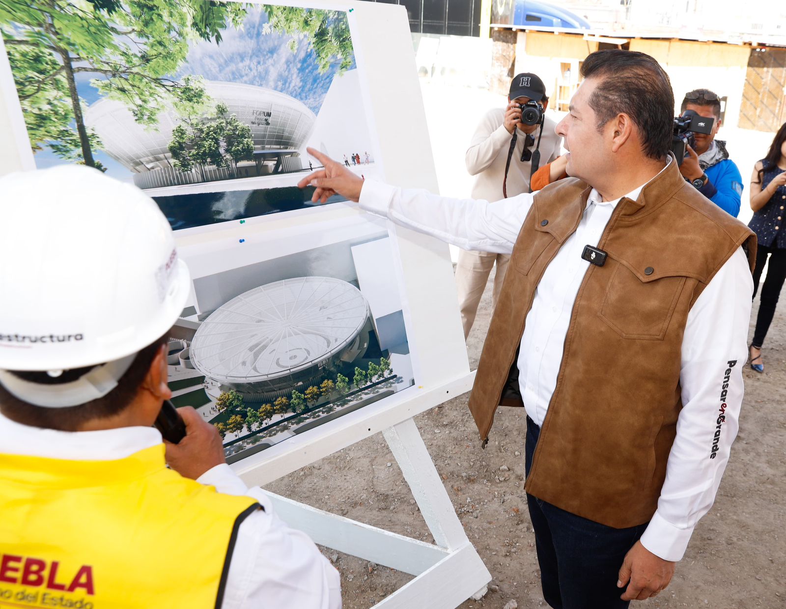 Avanza la construcción del Fórum Pensar en Grande bajo lineamientos del INAH