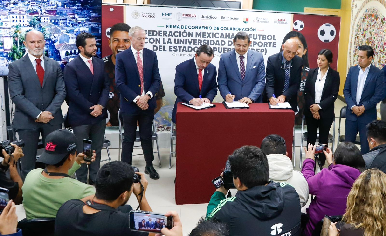 Gobierno Estatal y FMF firman alianza para impulsar talento deportivo