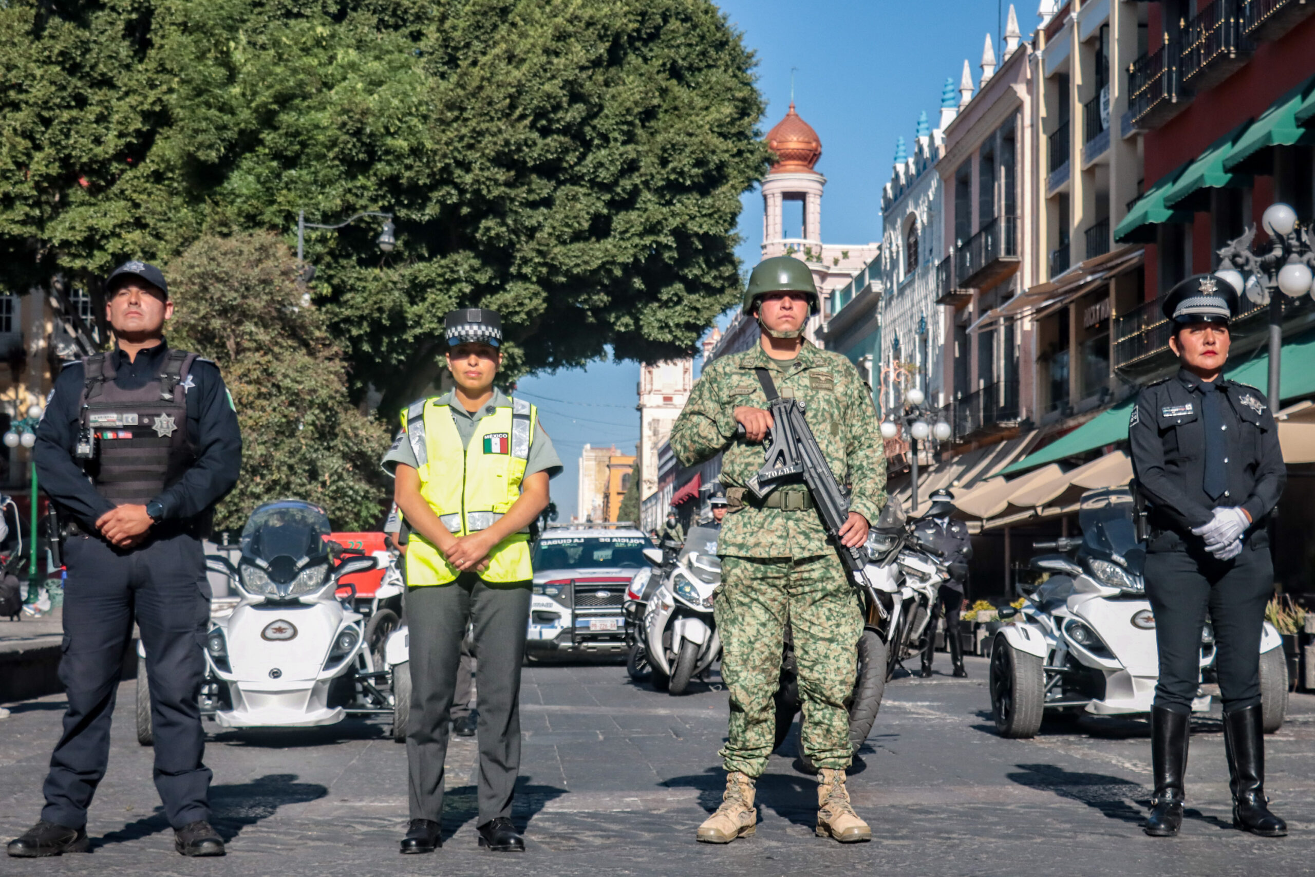 Operativos #UnidosPorTi y #PueblaSegura refuerzan la seguridad en la capital elementos