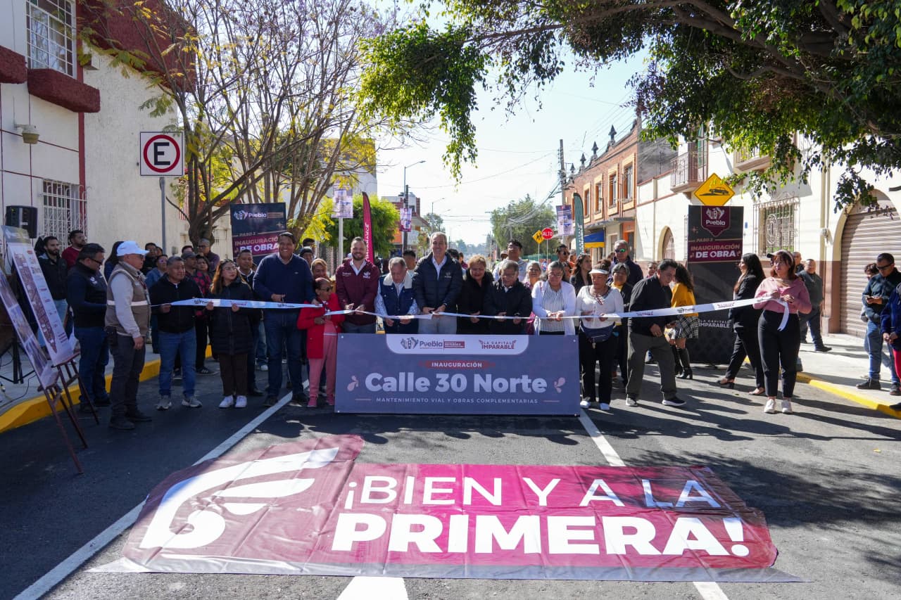 Alcalde Pepe Chedraui entrega rehabilitación vial de la calle 30 Norte