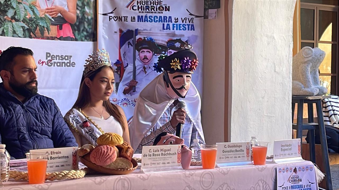 Tetela de Ocampo alista el Carnaval del Huehue 2026