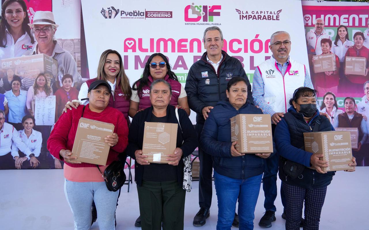“Alimentación Imparable” beneficia a familias poblanas