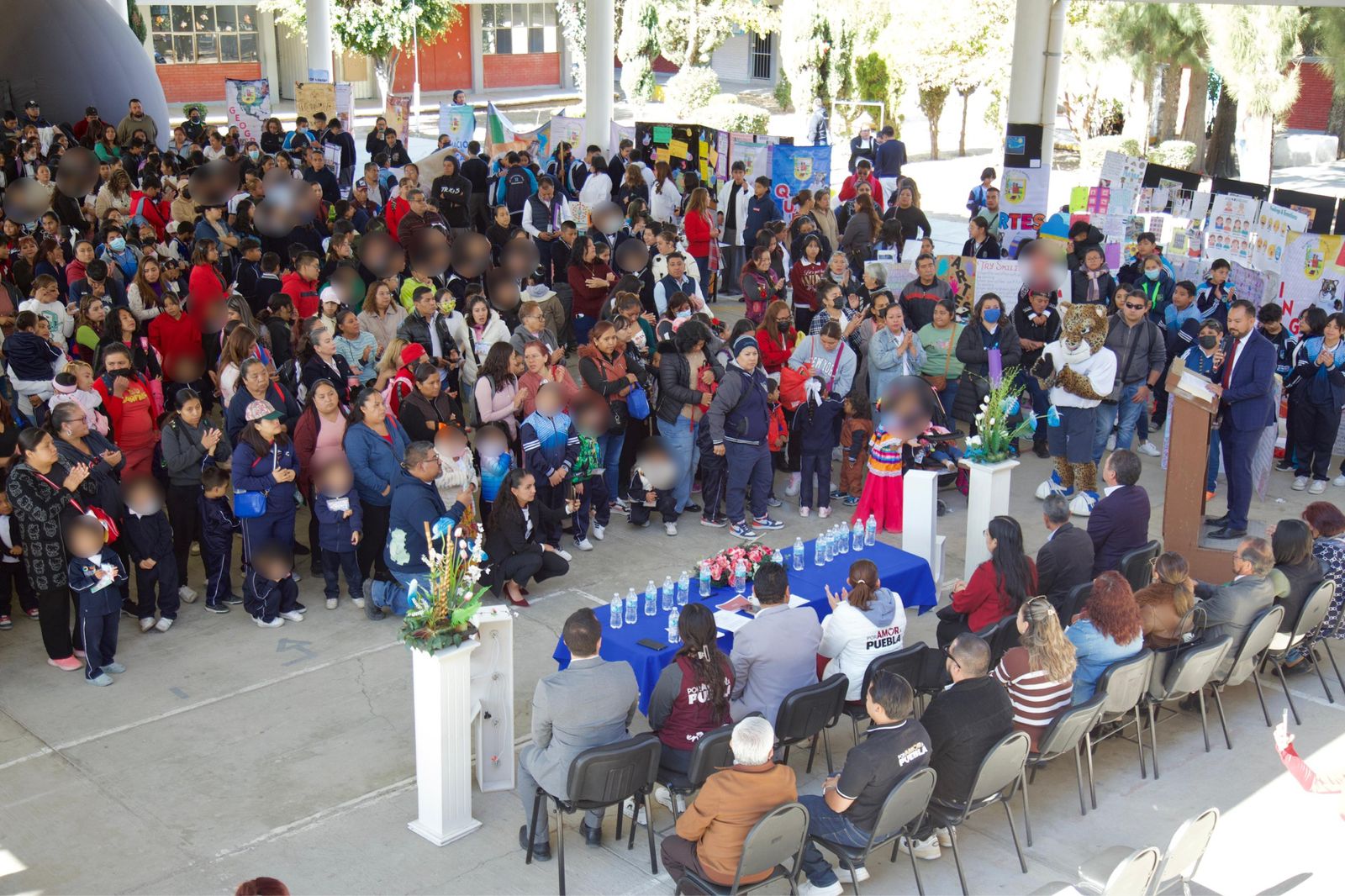 Gobierno de Puebla refuerza educación y participación comunitaria