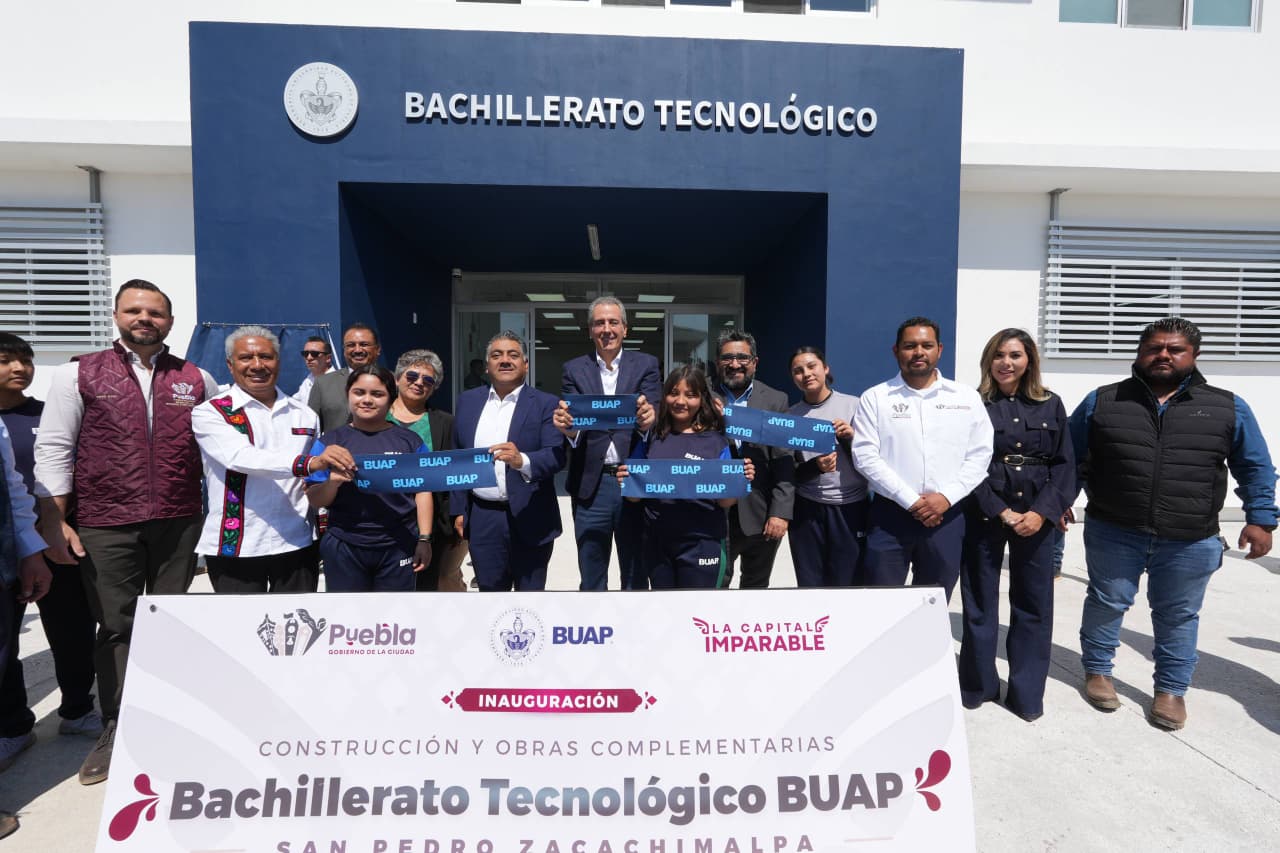 Pepe Chedraui inaugura Bachillerato Tecnológico BUAP 
