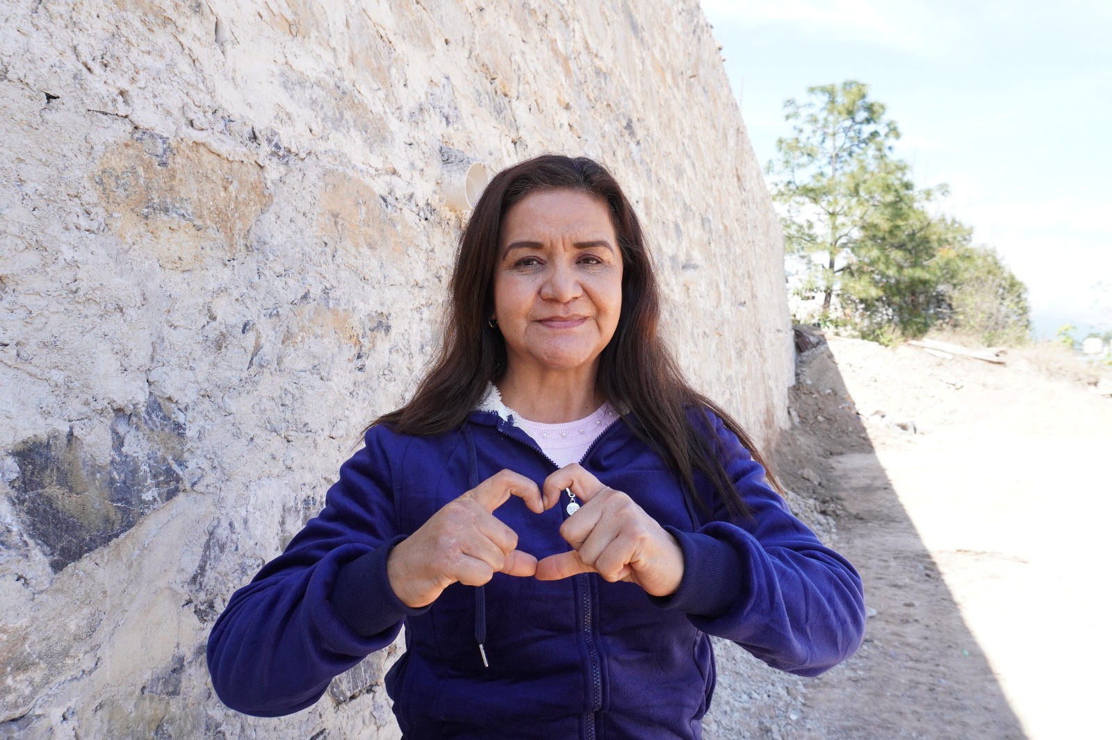 Protegen a familias de Zoyatitla con obra comunitaria que previene deslaves