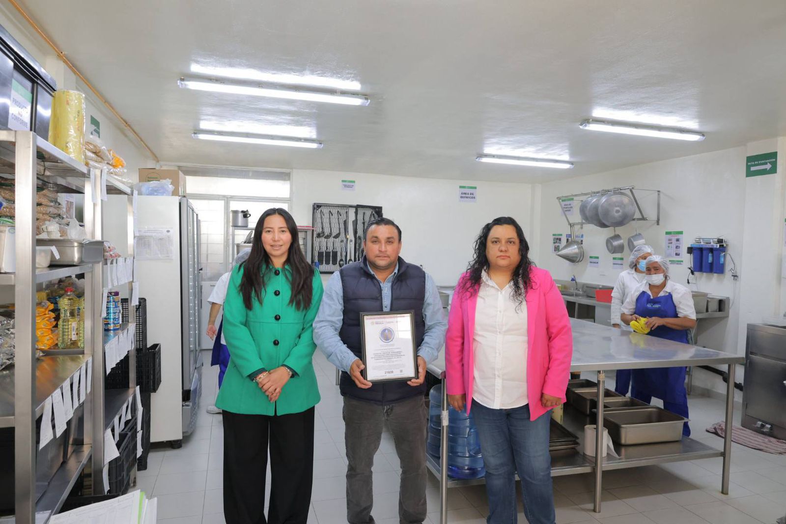 Centros penitenciarios de Puebla obtienen el “Distintivo H” por higiene alimentaria