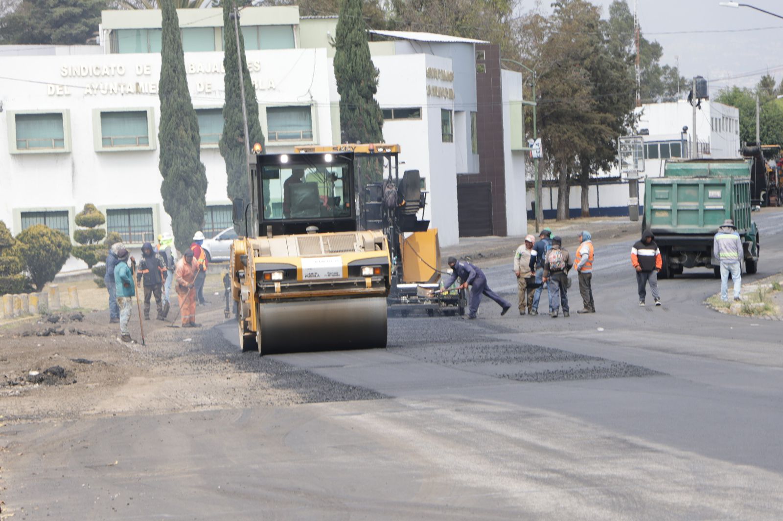 Rehabilitan 24 Sur y Bulevar del Niño Poblano en Puebla