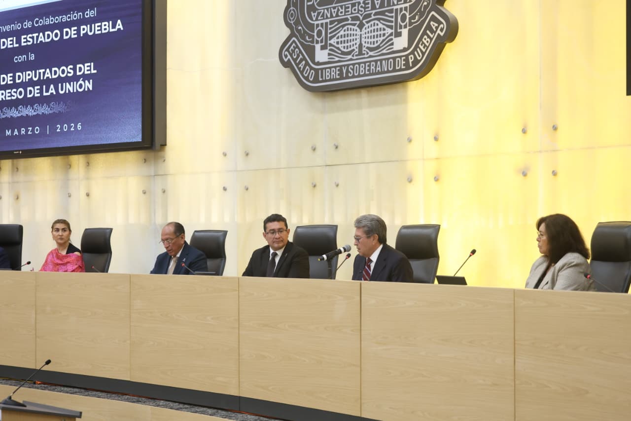 Congreso de Puebla firma convenio con Cámara de Diputados_foto2