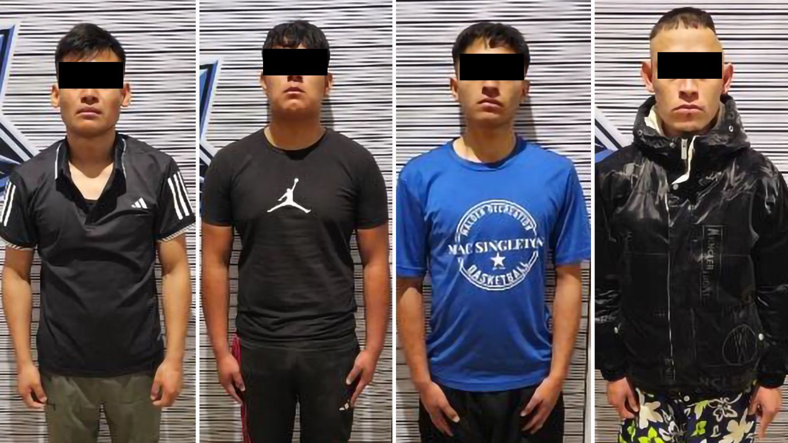 Detienen en Puebla a cuatro hombres ligados a delitos en mercados hombres