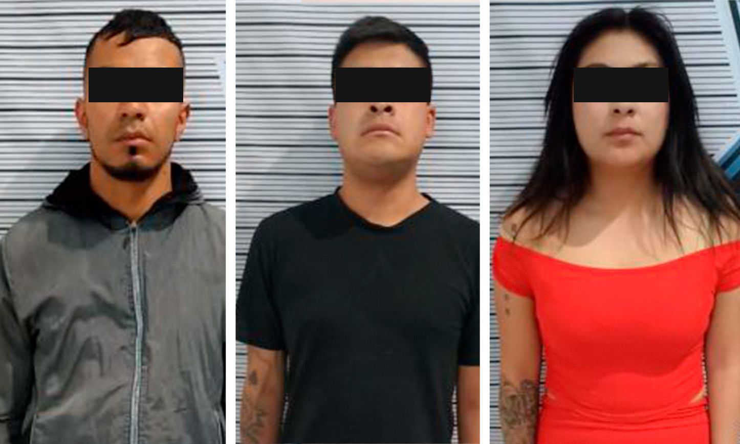 Detienen a tres personas por extorsión en el Mercado Morelos