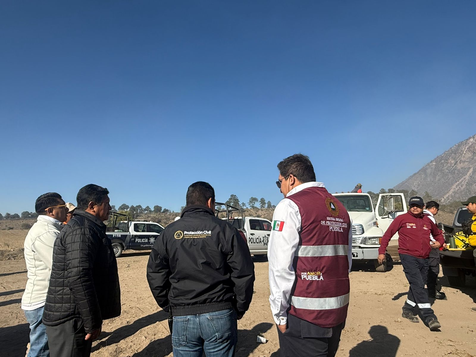 Gobierno de Puebla refuerza estrategia ante incendios forestales