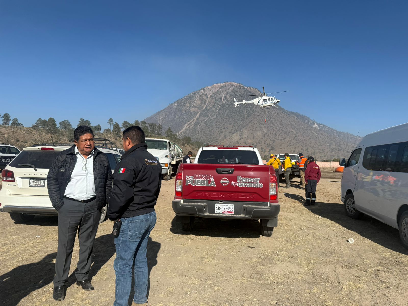 Gobierno de Puebla refuerza estrategia ante incendios forestales