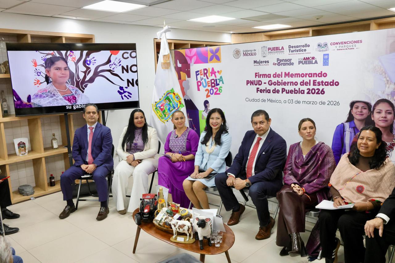 PNUD reconoce a Puebla por avances en igualdad y resiliencia